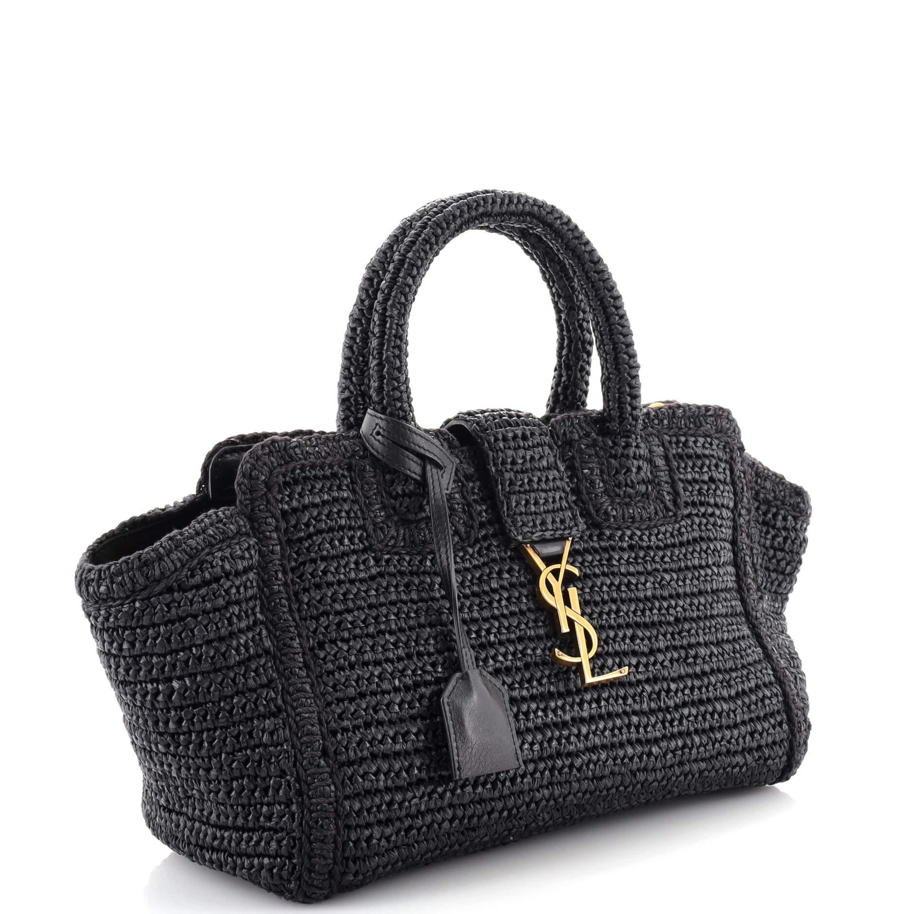 sac raphia yves saint laurent