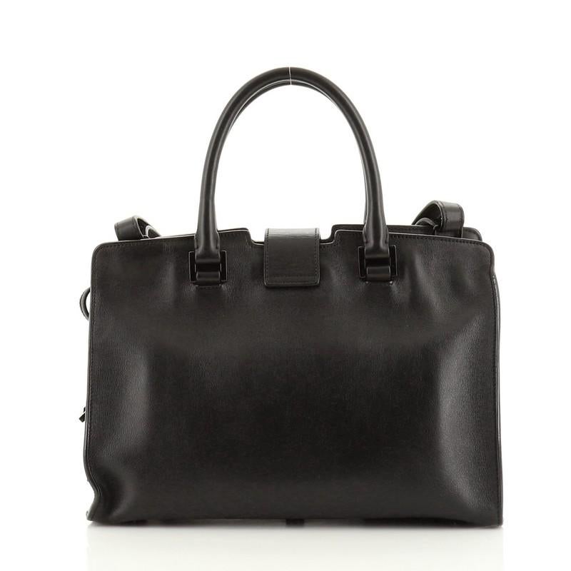 Saint Laurent Monogram Cabas Leather Baby In Good Condition In NY, NY
