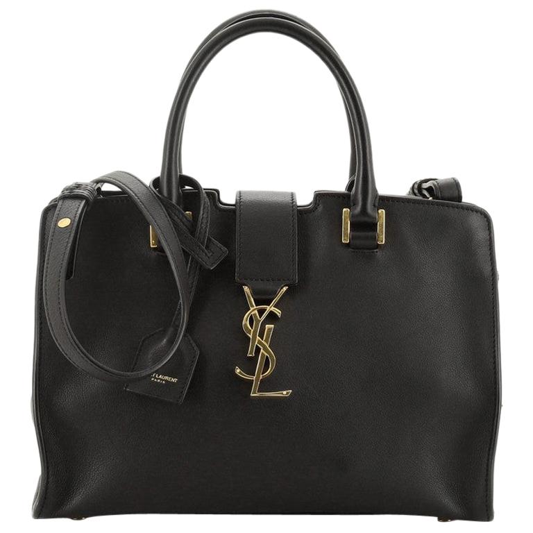 Saint Laurent Monogram Cabas Leather Baby