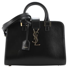 YSL downtown cabas bag in Ultramarine leather and Suede