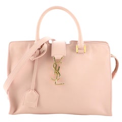 Saint Laurent Monogrammiertes Cabas-Leder Baby