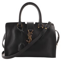 Saint Laurent Monogrammiertes Cabas-Leder Baby