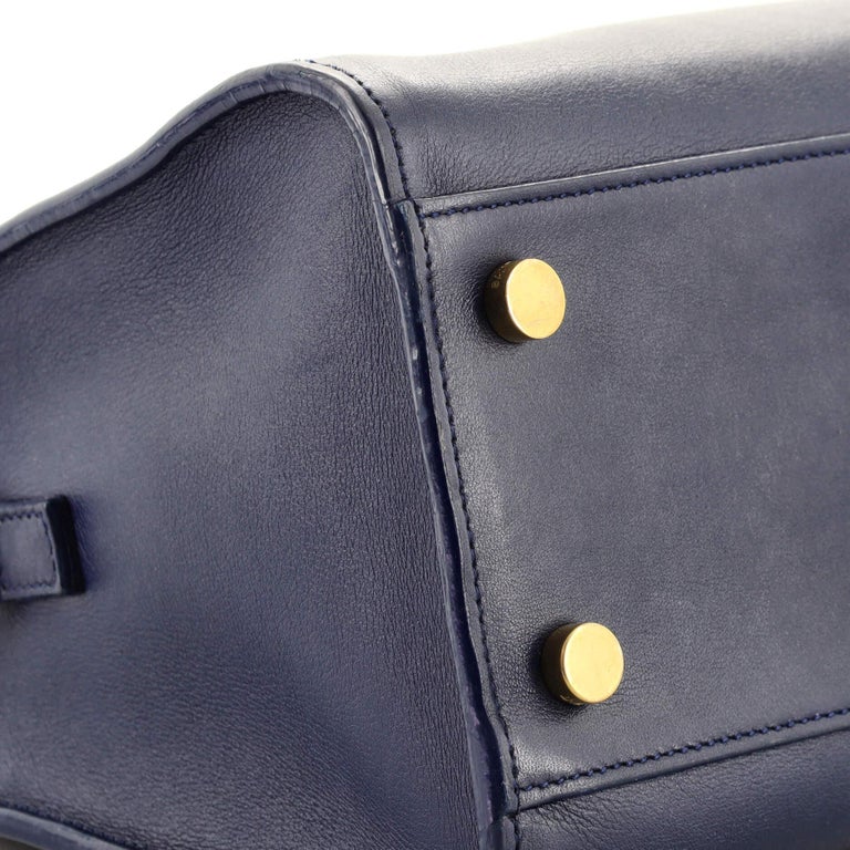 Saint Laurent Monogram Cabas Leather Small For Sale 2