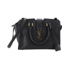 Saint Laurent Monogram Cabas Leather Small