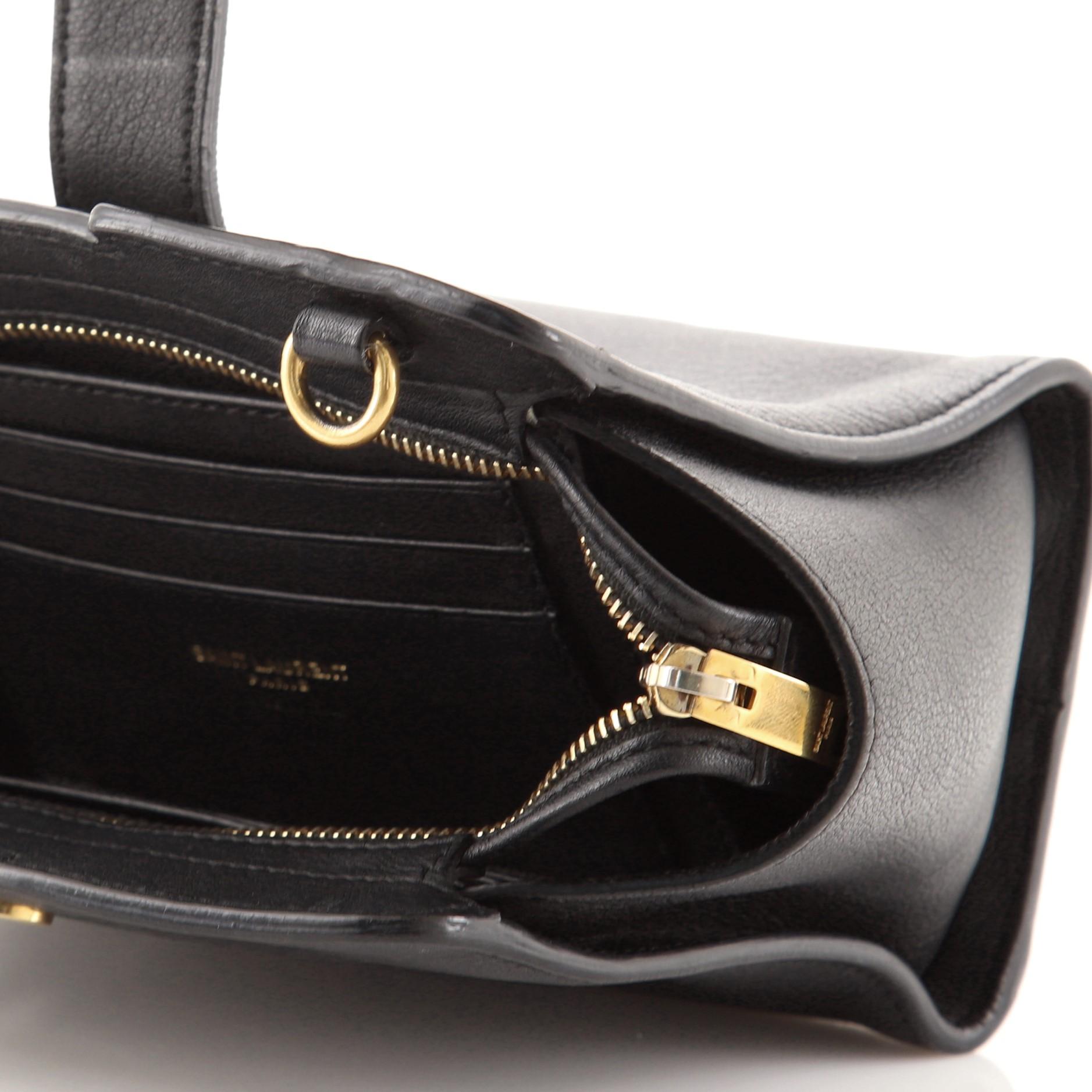 Saint Laurent Monogram Cabas Leather Toy 1