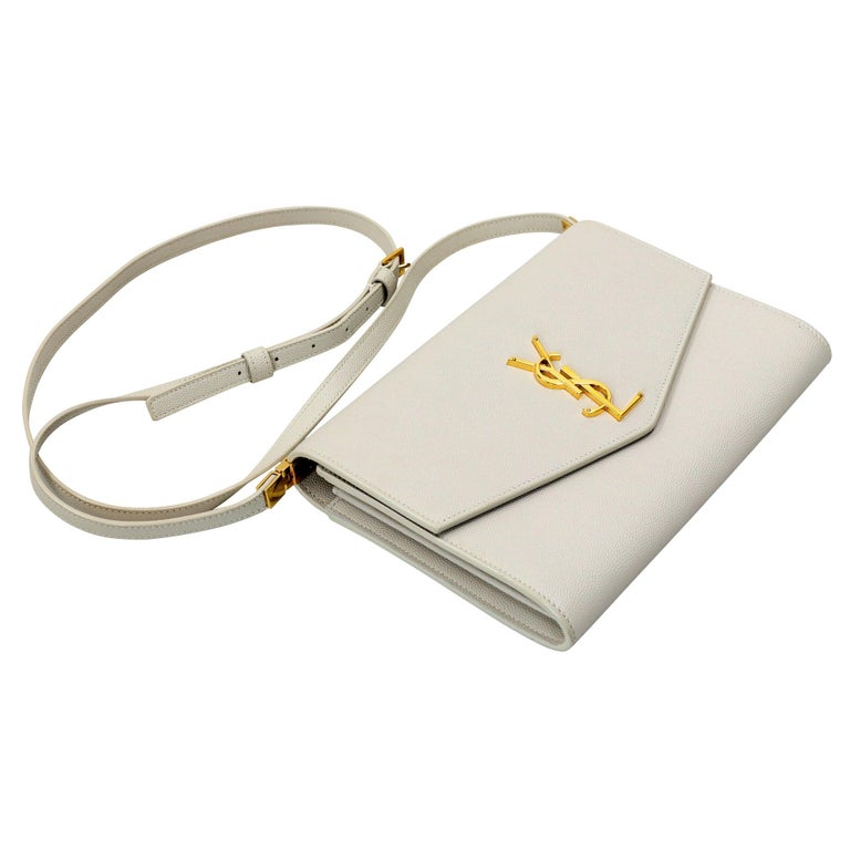 Saint Laurent Monogram Envelope Cream Crossbody Bags SLB1103PA002 For