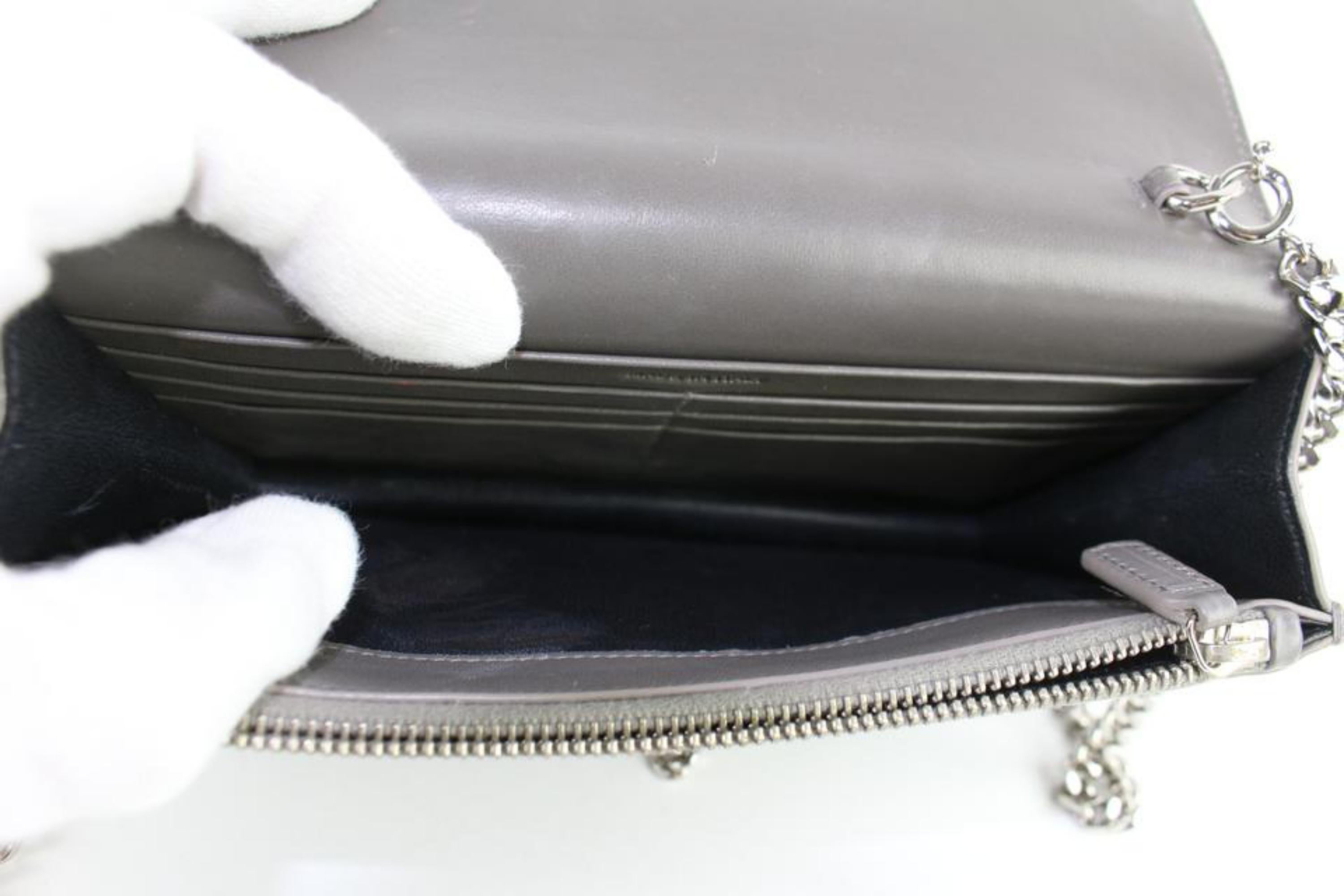 Women's Saint Laurent Monogram Kate Croco Tassel Flap 9mz0123 Grey Shoulder Bag For Sale