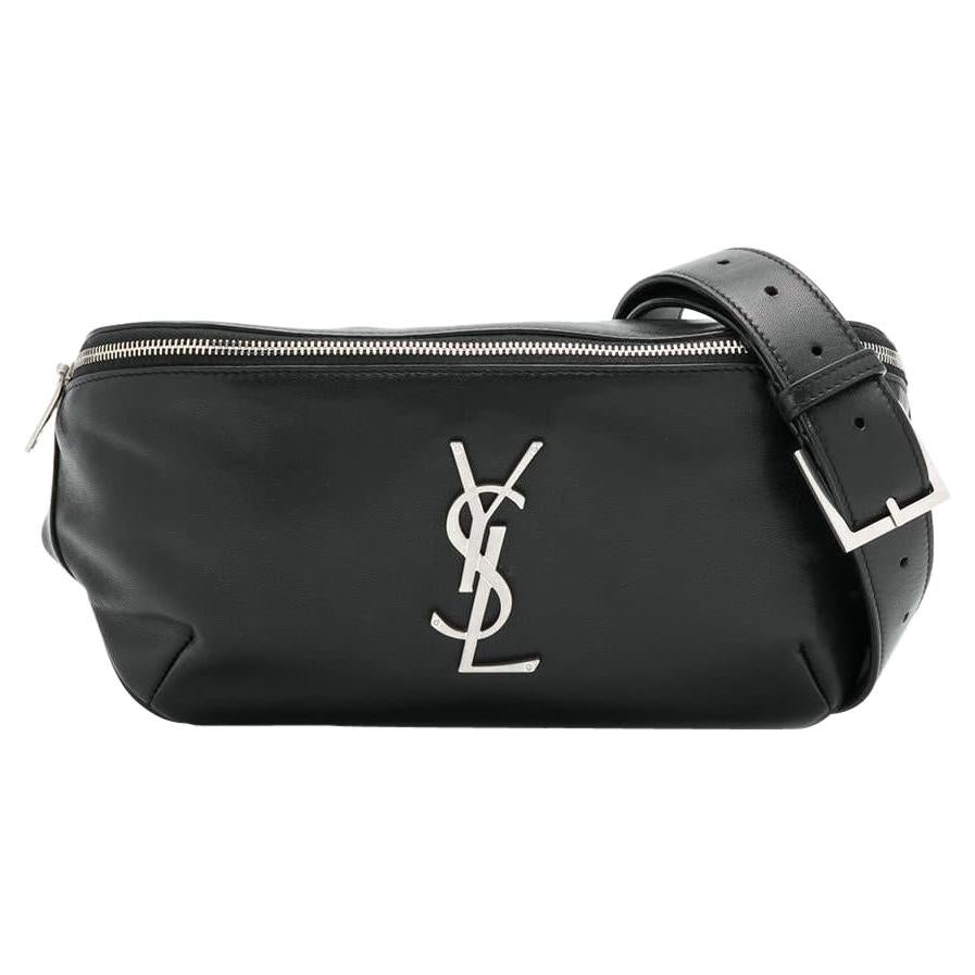 Saint Laurent Monogram Leather Belt Bag