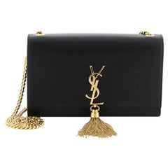 Saint Laurent  Monogram Tassel Crossbody Bag Leather Medium