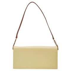 Saint Laurent Monogramme Patent Yellow Kate 99 Le Shoulder Bag
