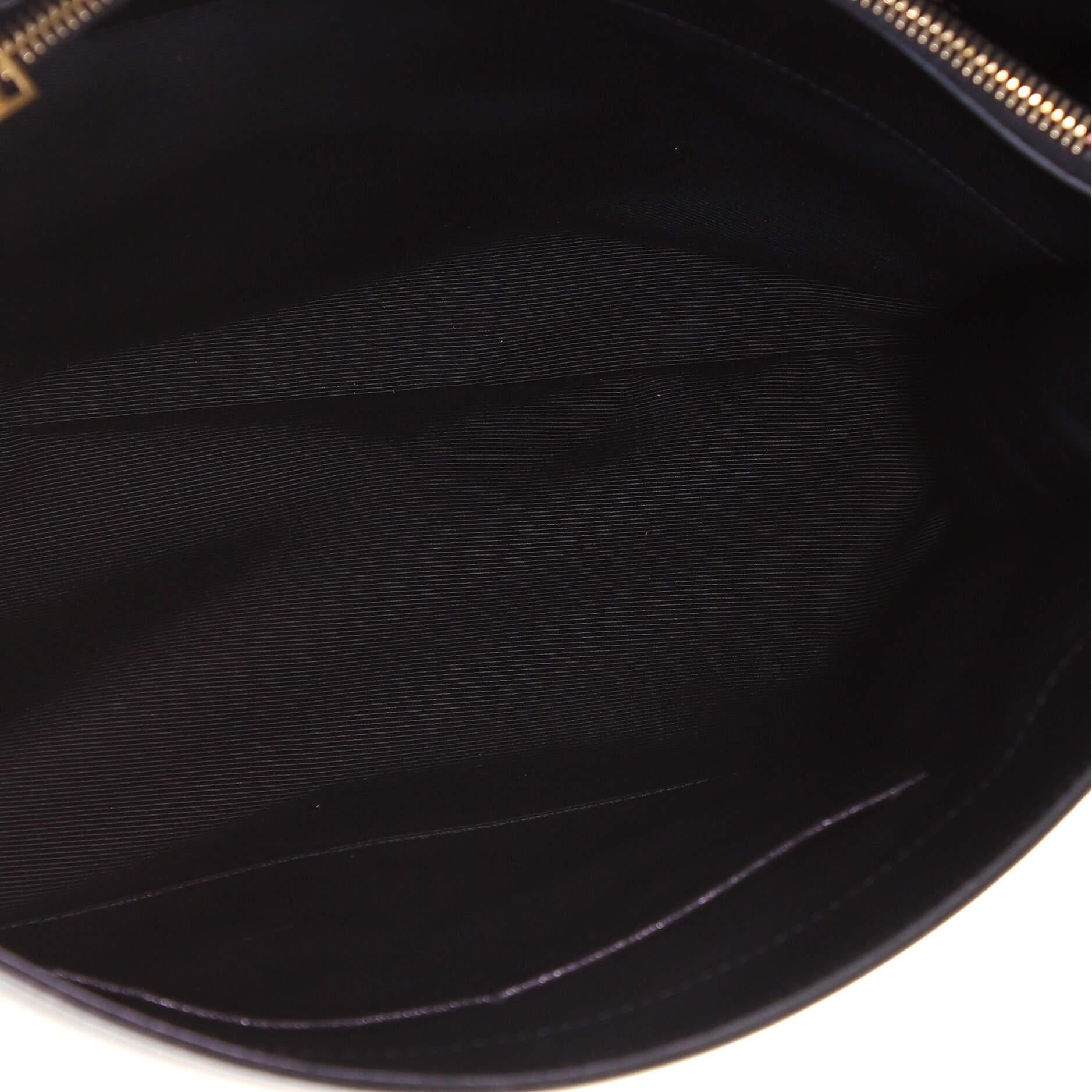 Saint Laurent Moujik Top Handle Bag Leather Medium 1