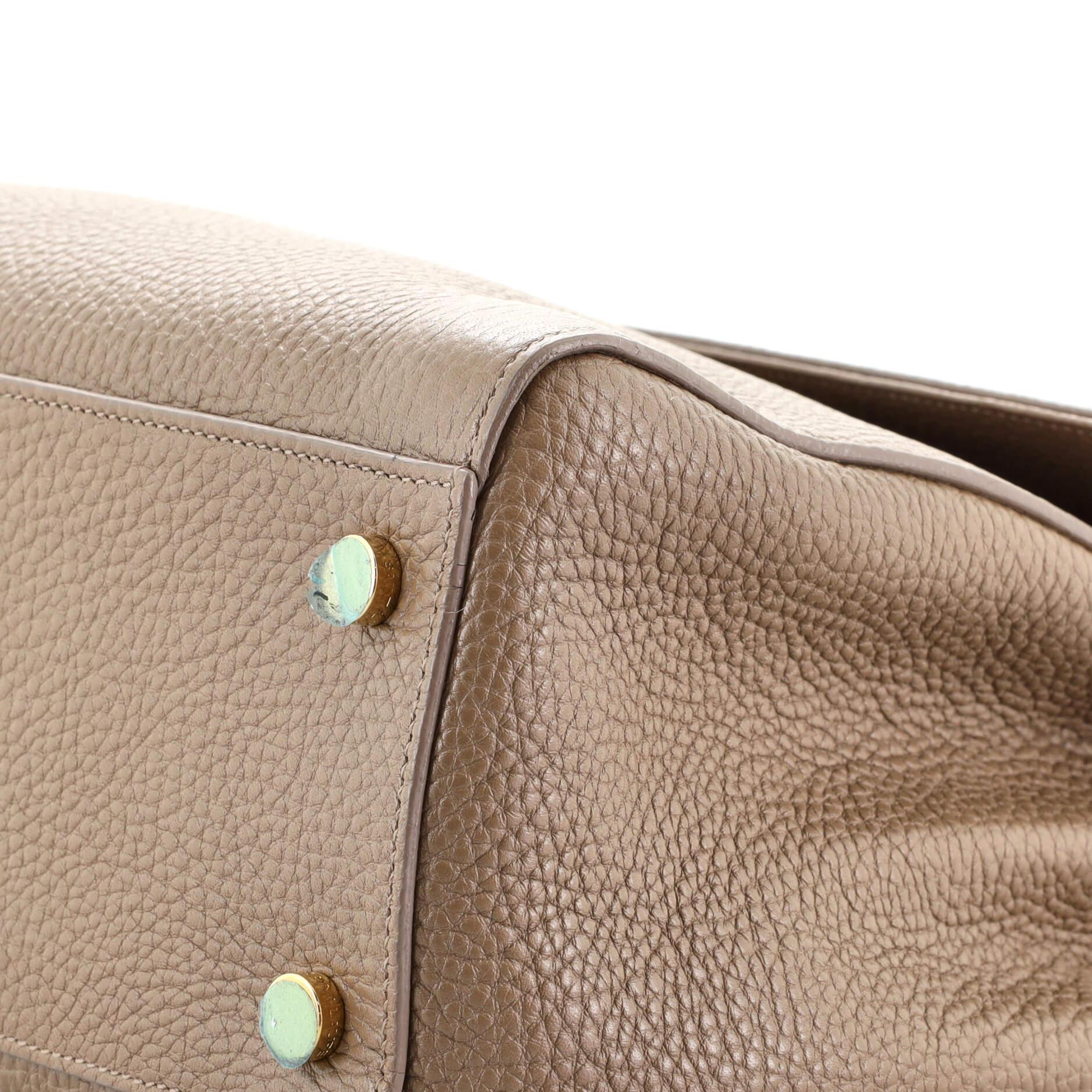 Saint Laurent Moujik Top Handle Bag Leather Medium 2