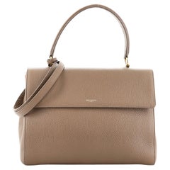 Saint Laurent Moujik Top Handle Bag Leather Medium