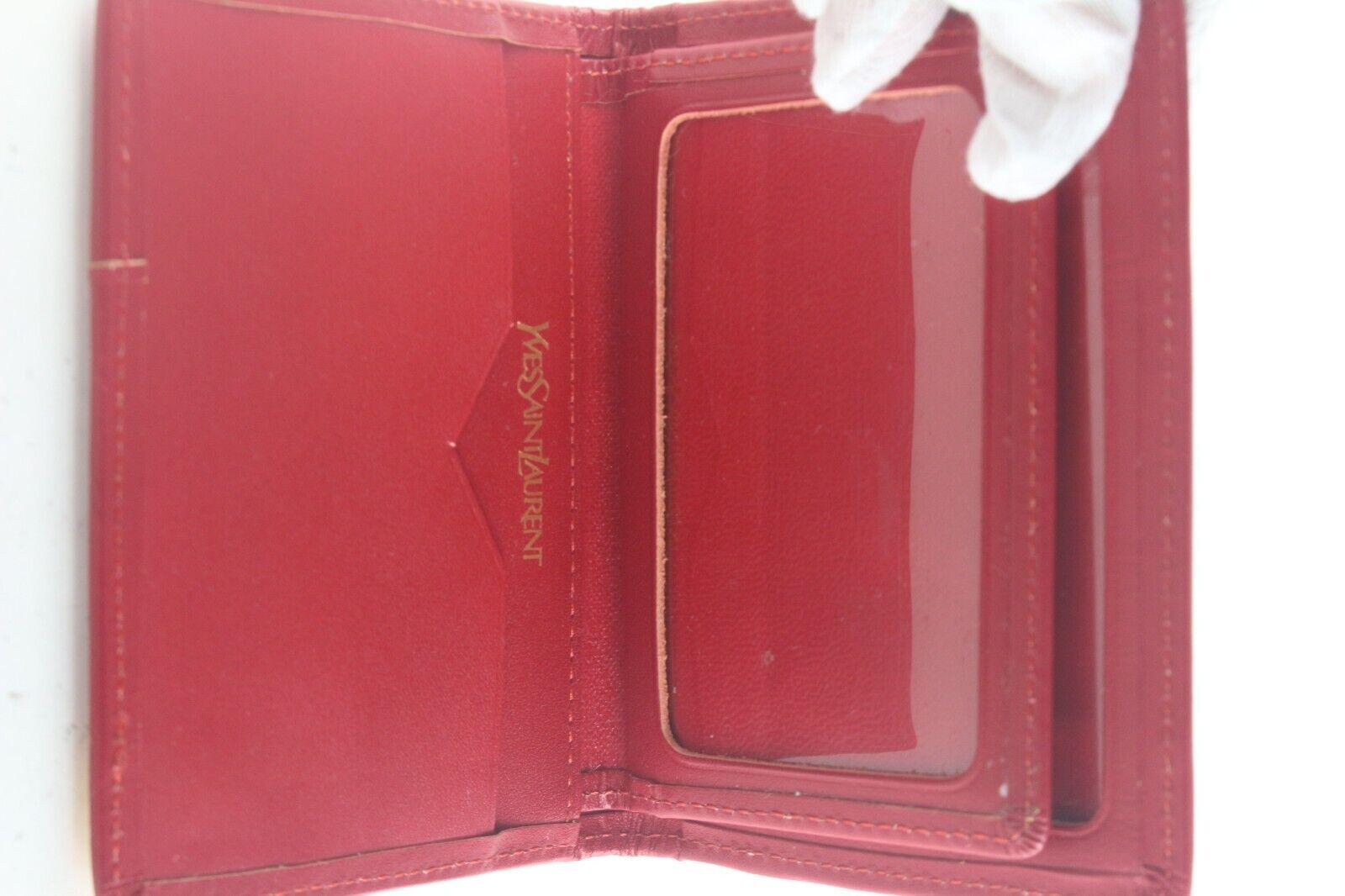 Saint Laurent Mehrfarbige Leder-Kartenhalter-Brieftasche 1YSL83K im Angebot 2