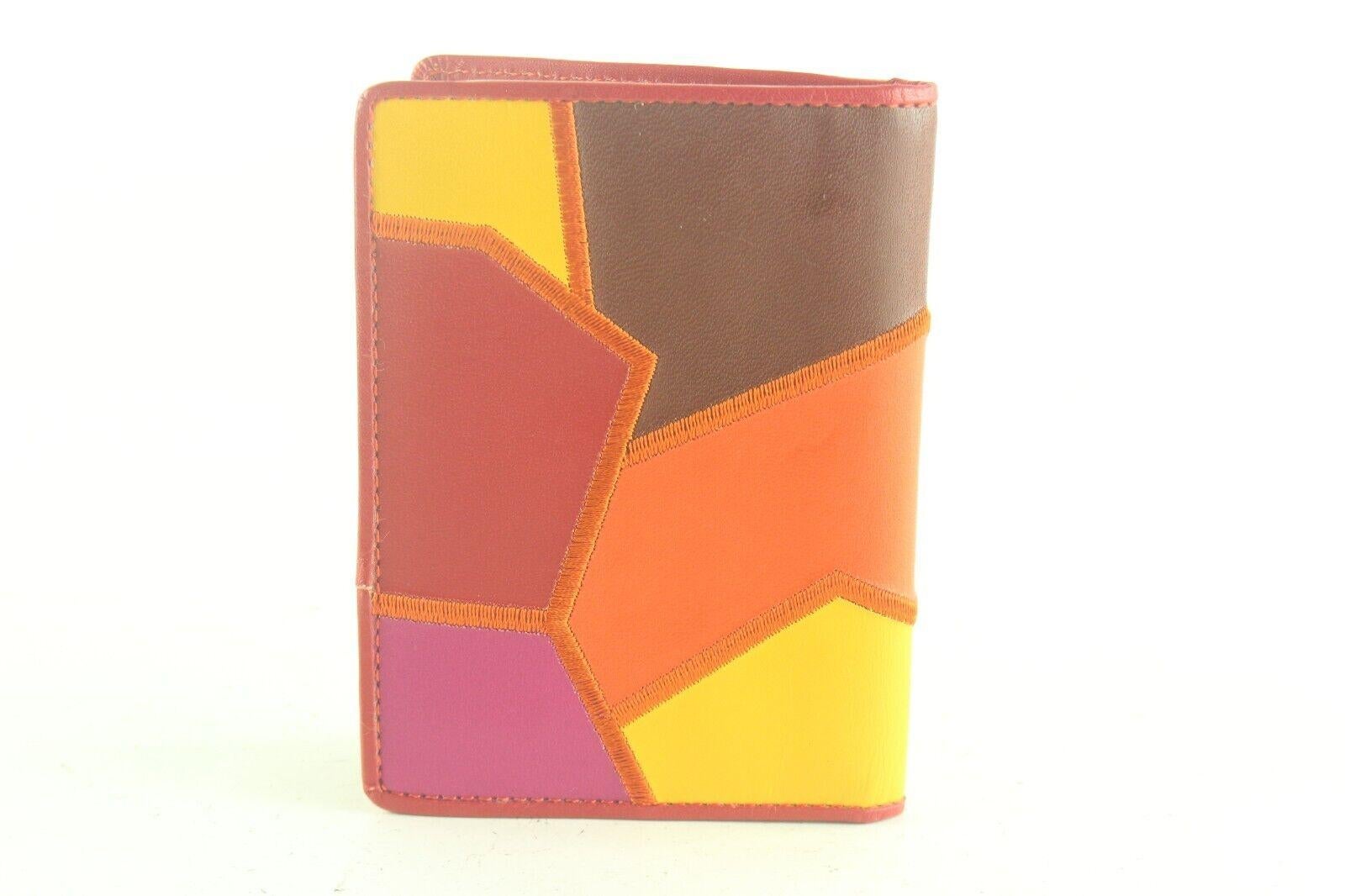 Saint Laurent Multicolor Leather Card Holder Wallet 1YSL83K For Sale 4