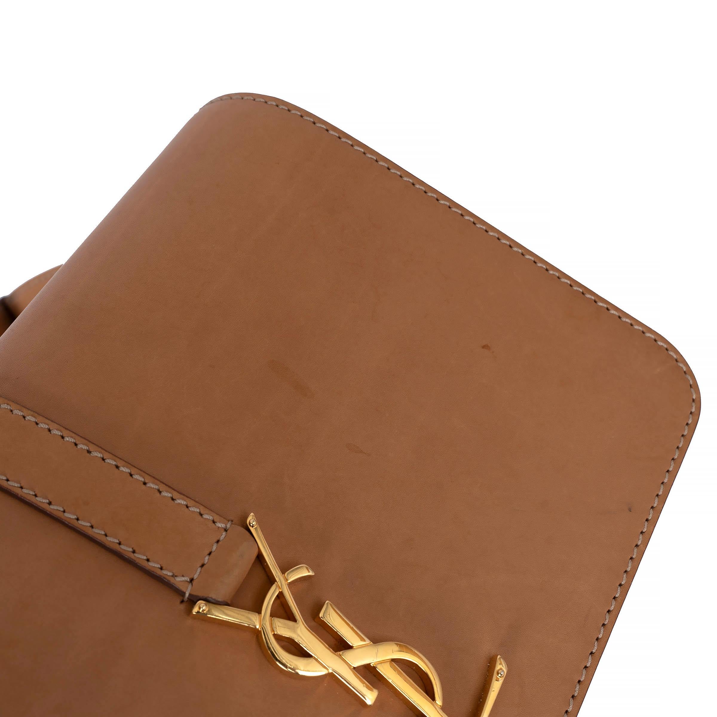 Bolso de hombro SAINT LAURENT de cuero natural MONOGRAMA UNIVERSITE MEDIUM en venta 2