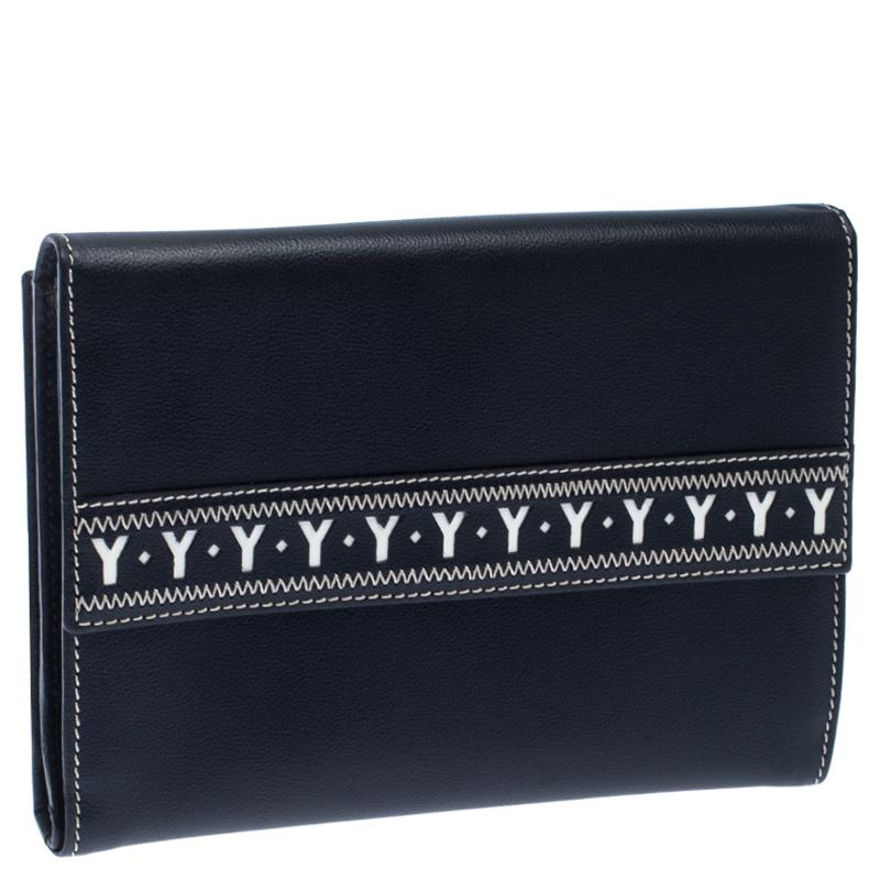 ysl monogram matelasse leather bifold wallet