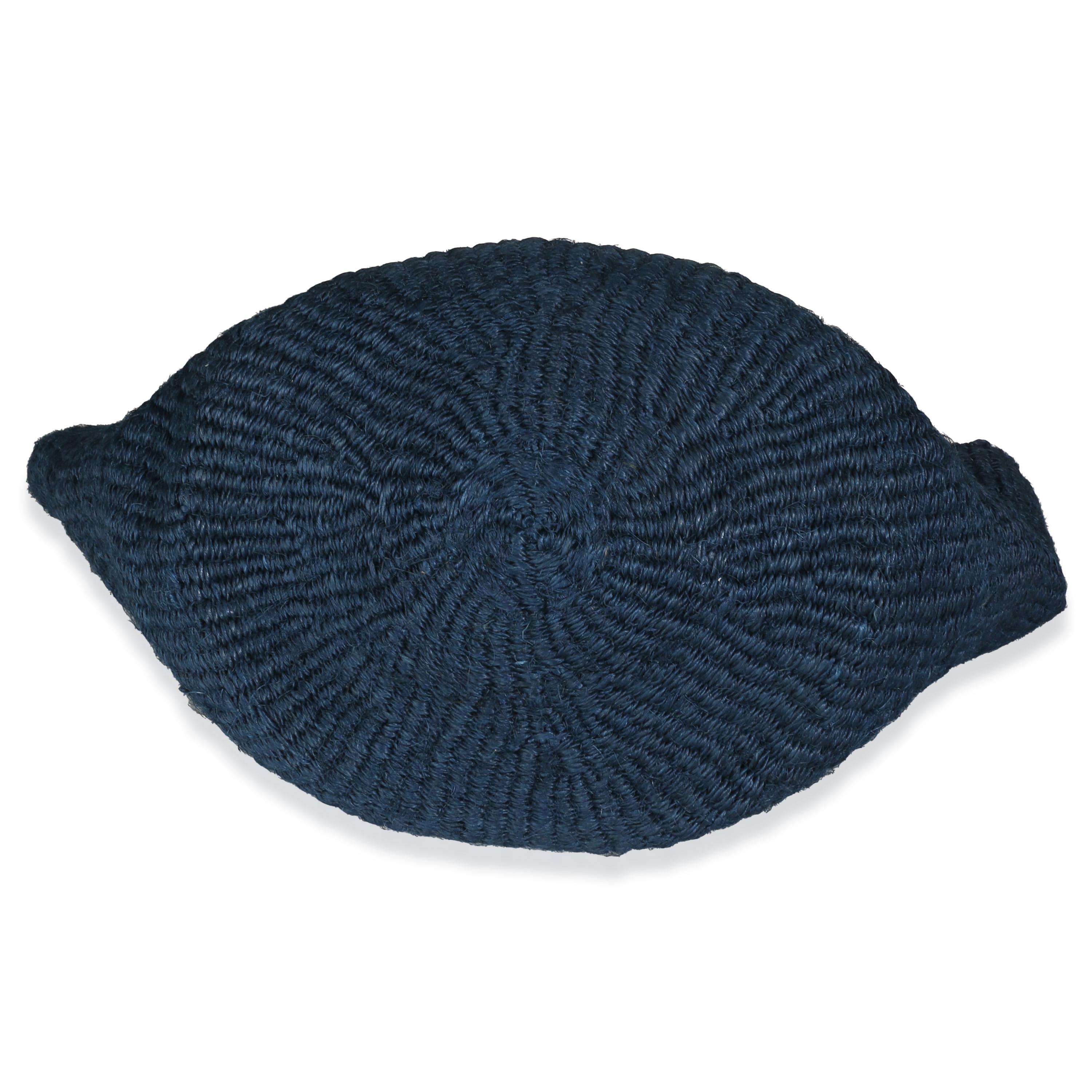 Saint Laurent Navy Raffia Calfskin Medium Panier Tote 2