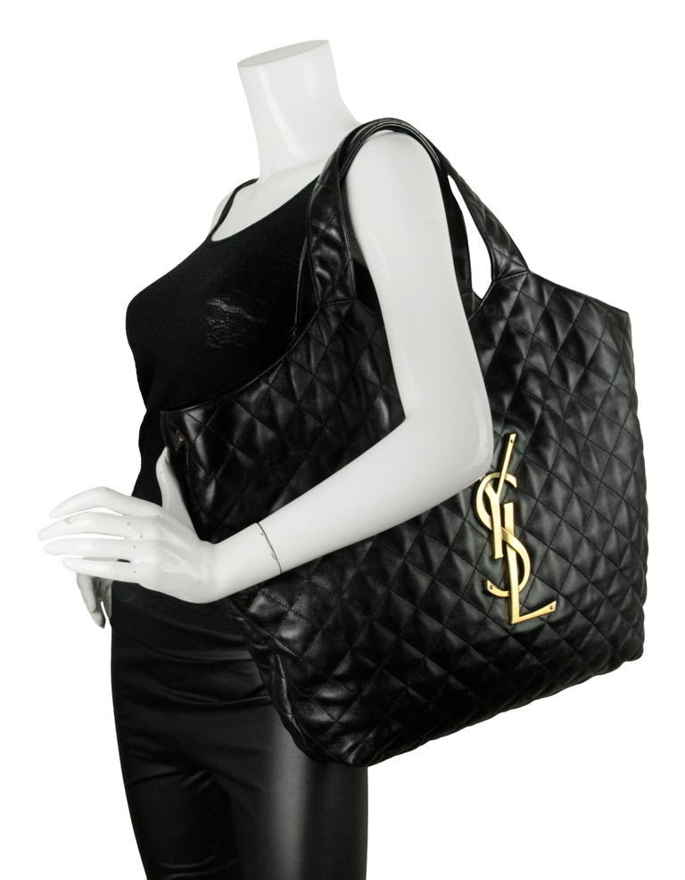 Ysl black quilted purse store