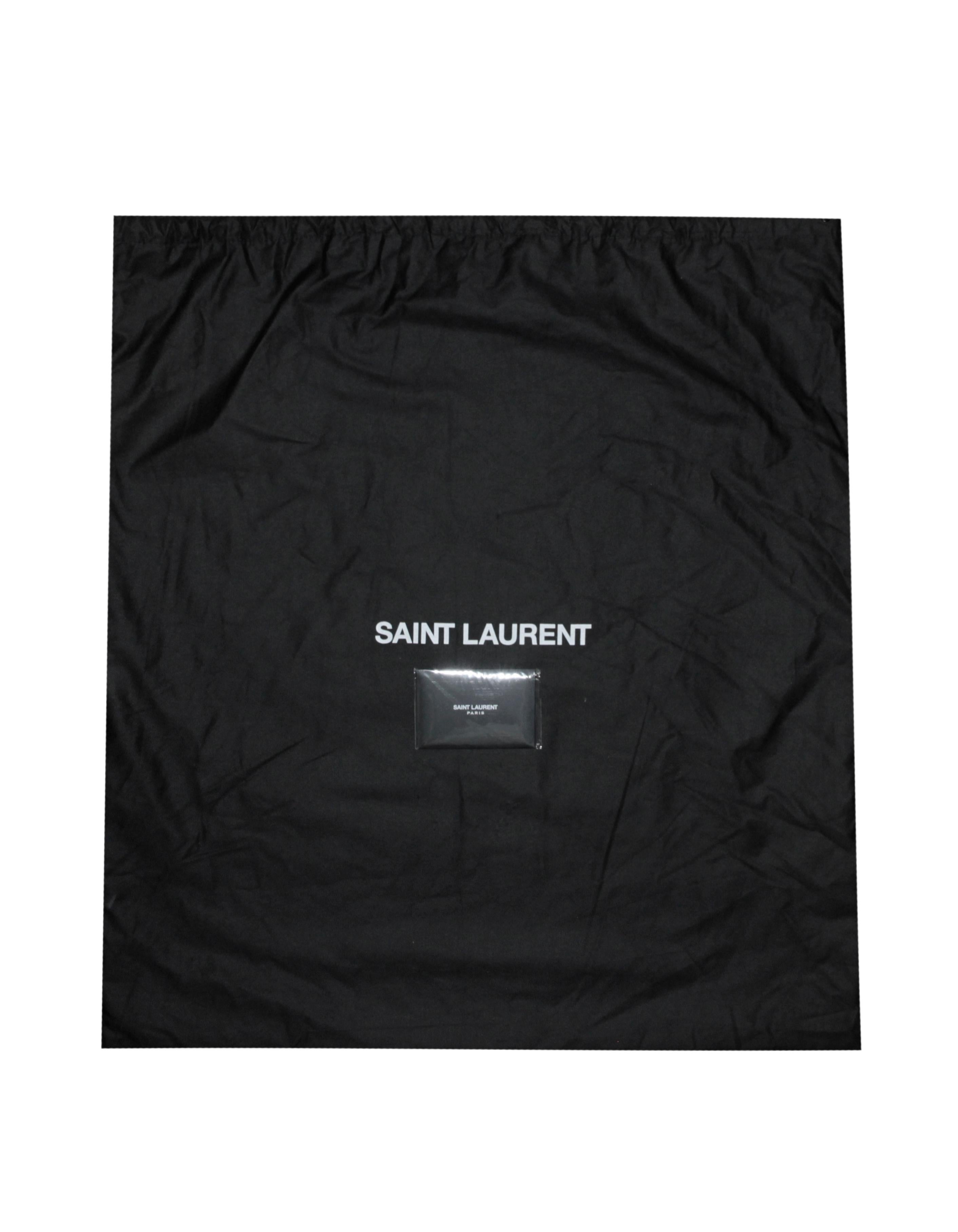 Saint Laurent NEW Black Quilted Leather Icare Maxi Shopping Tote Bag 7