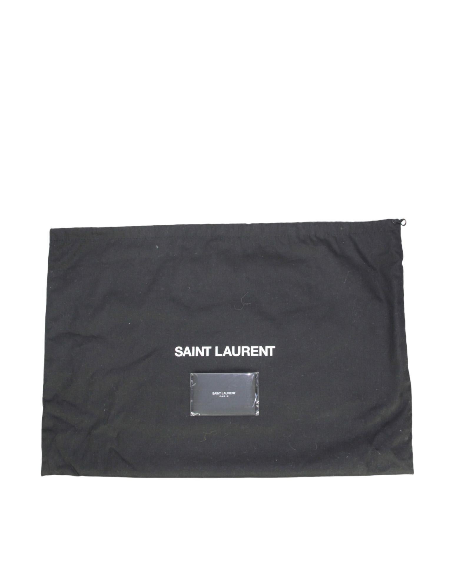 Saint Laurent NEW So Black Leather Small Loulou Puffer Bag rt. $3300 For Sale 7