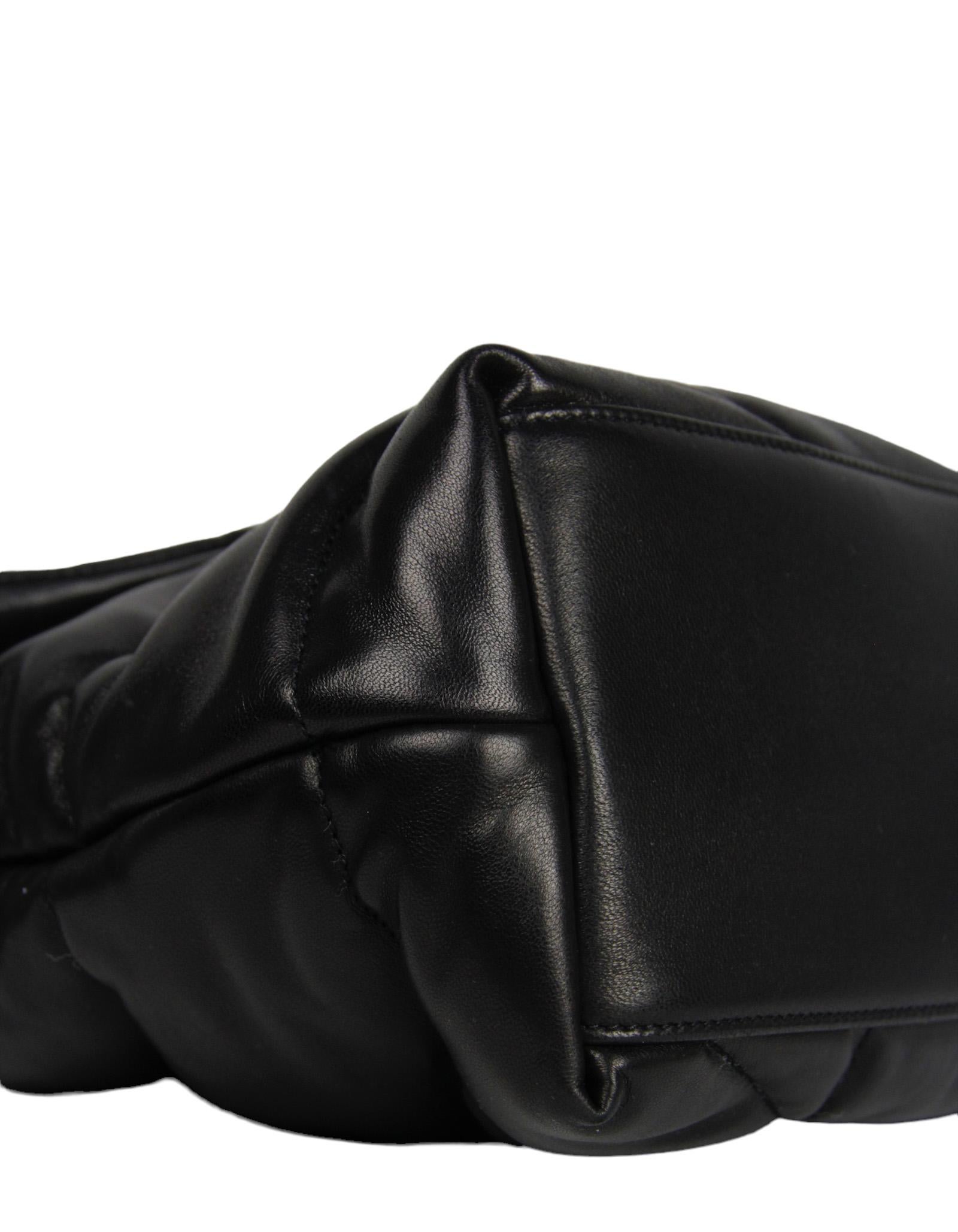Saint Laurent NEU So Black Leather Kleine Loulou Puffertasche rt. $3300 im Angebot 1