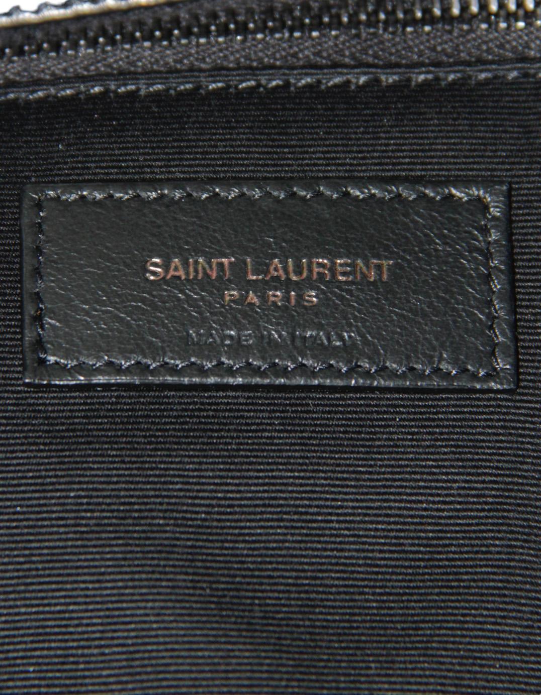 Saint Laurent NEW So Black Leather Small Loulou Puffer Bag rt. $3300 For Sale 4
