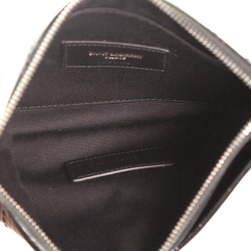 Women's or Men's Saint Laurent Niki Bill Pouch Matelasse Chevron Leather