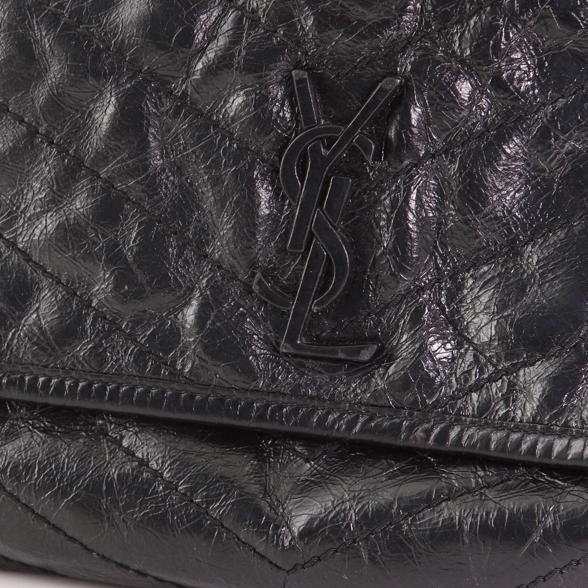 Women's or Men's Saint Laurent Niki Body Bag Matelasse Chevron Leather