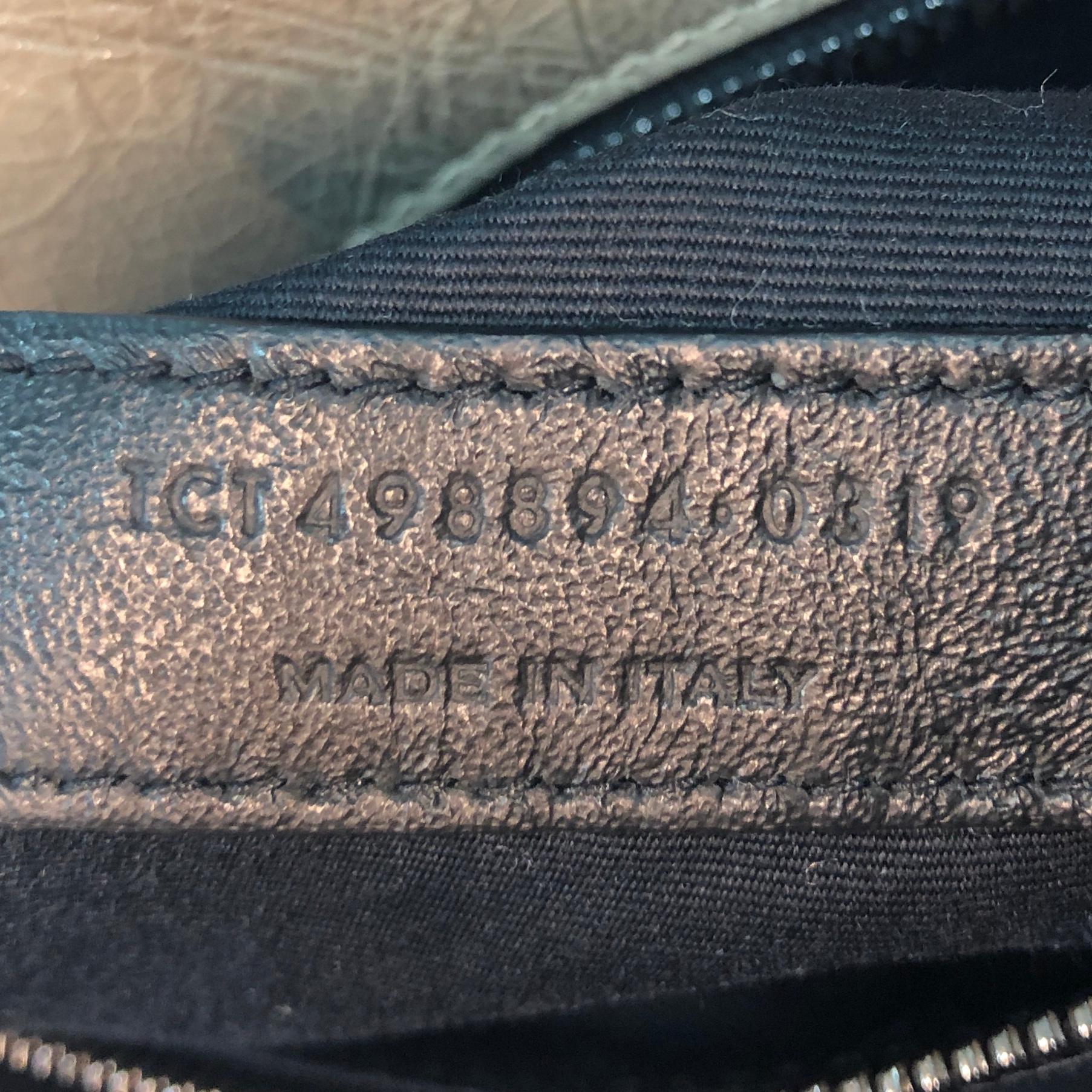 Saint Laurent Niki Chain Flap Bag Matelasse Chevron Leather Medium 2