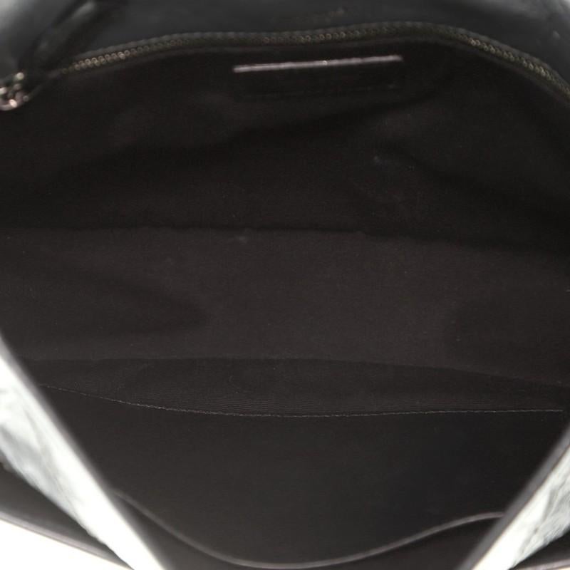 Saint Laurent Niki Chain Flap Bag Matelasse Chevron Leather Medium 2