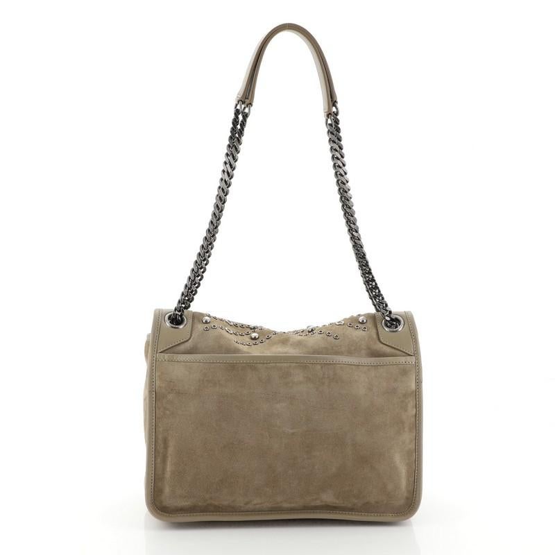 ysl niki medium suede