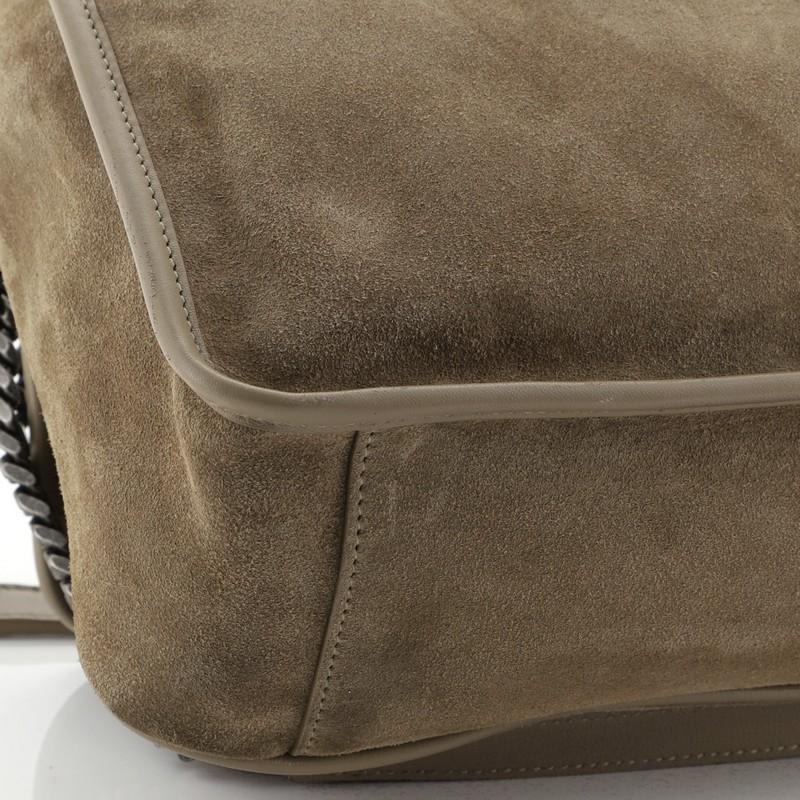 Saint Laurent Niki Chain Flap Bag Studded Suede Medium In Good Condition In NY, NY