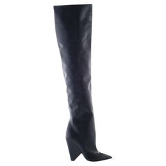 Saint Laurent Niki knee-high leather boots - '20s