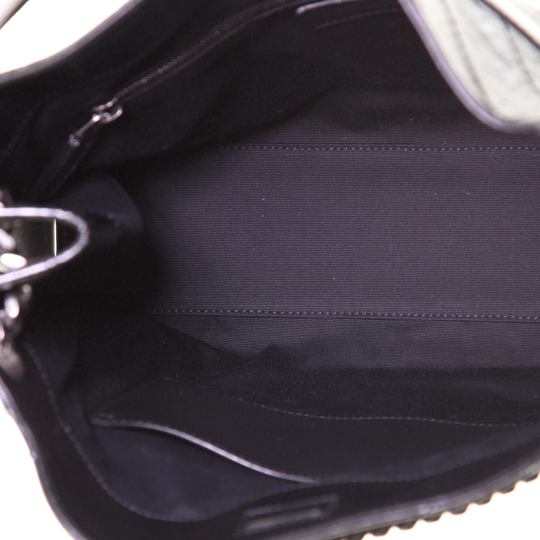 Saint Laurent Niki Shopping Tote Matelasse Chevron Leather Medium In Good Condition In NY, NY