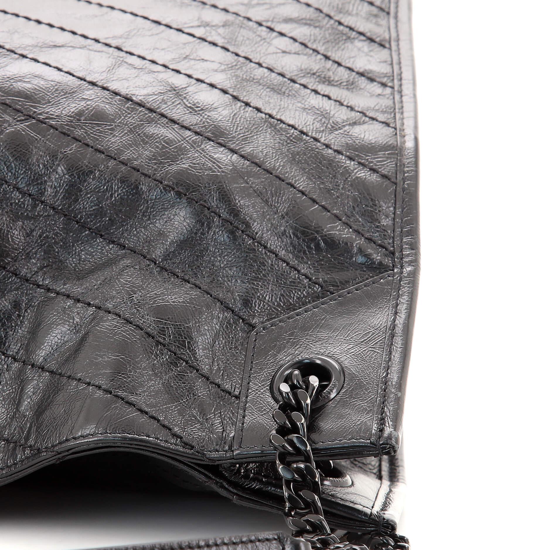 Women's or Men's Saint Laurent Niki Shopping Tote Matelasse Chevron Leather Medium