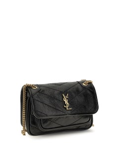 Saint Laurent Niki Shoulder Bag — Black