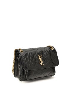 Saint Laurent Niki Shoulder Bag — Black