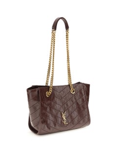 Saint Laurent Niki Shoulder Bag — Brown