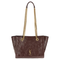 Saint Laurent Niki Shoulder Bag — Brown