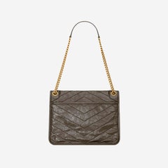 Saint Laurent Niki Shoulder Bag — Khaki