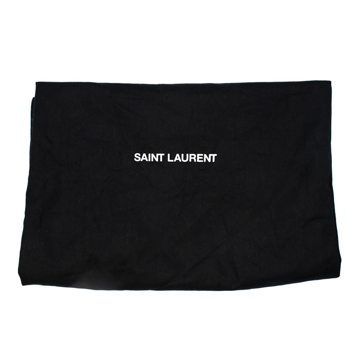 Saint Laurent Niki Tan Leder Stiefel über das Knie im Angebot 3