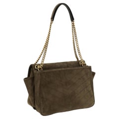 Saint Laurent Niki Tripouch Shoulder Bag — Brown