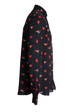 Saint Laurent, No smoking lip print shirt 2017