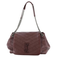 Saint Laurent Nolita Schultertasche Matelasse Chevron Leder Medium
