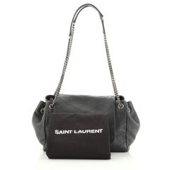 Saint Laurent Nolita Satchel Matelasse Chevron Leather Small