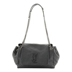 Saint Laurent Nolita Satchel Matelasse Chevron Leather Small