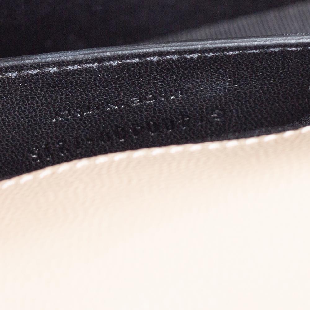 Saint Laurent Nude Leder Monogramm Kate Clutch 3