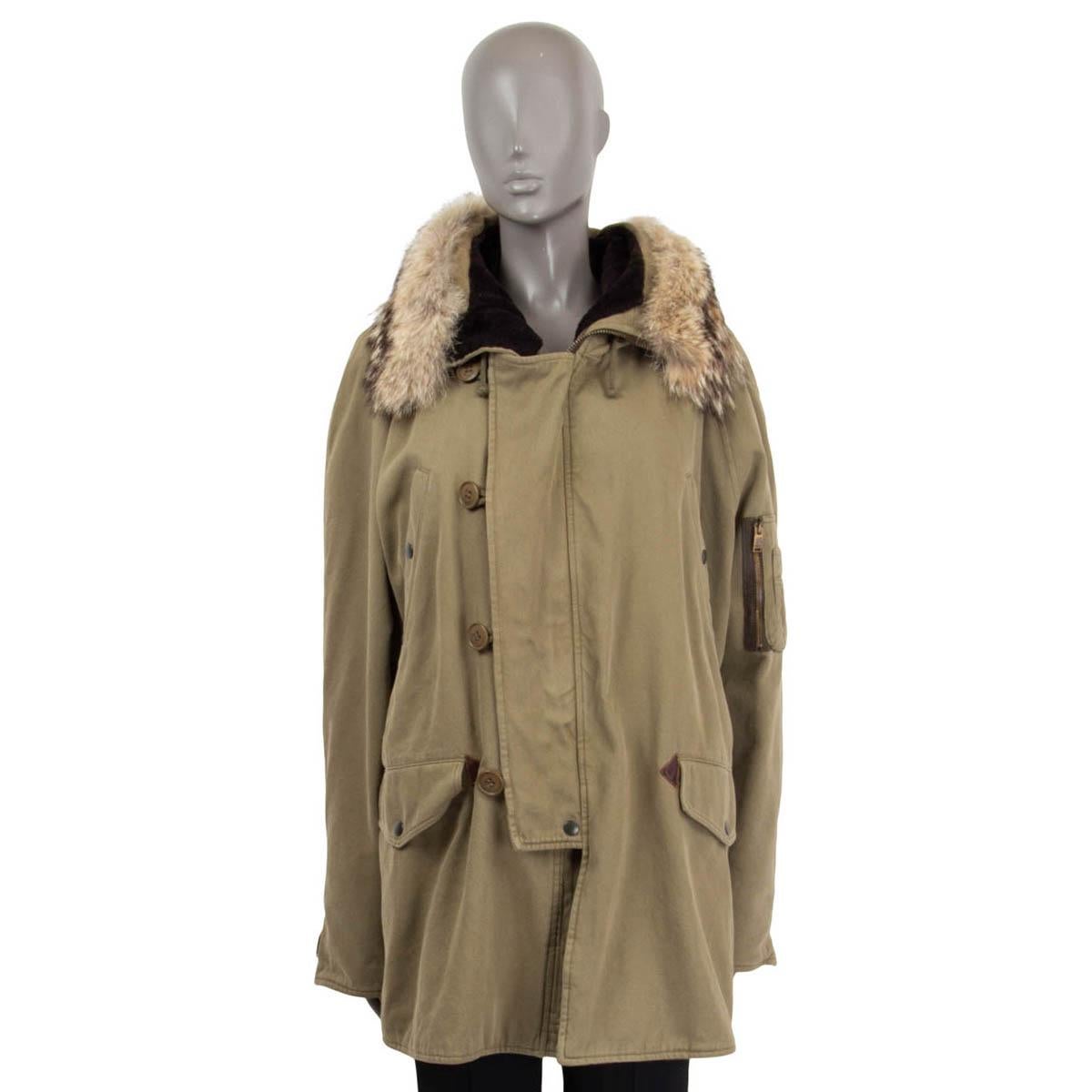 olive green parka jacket