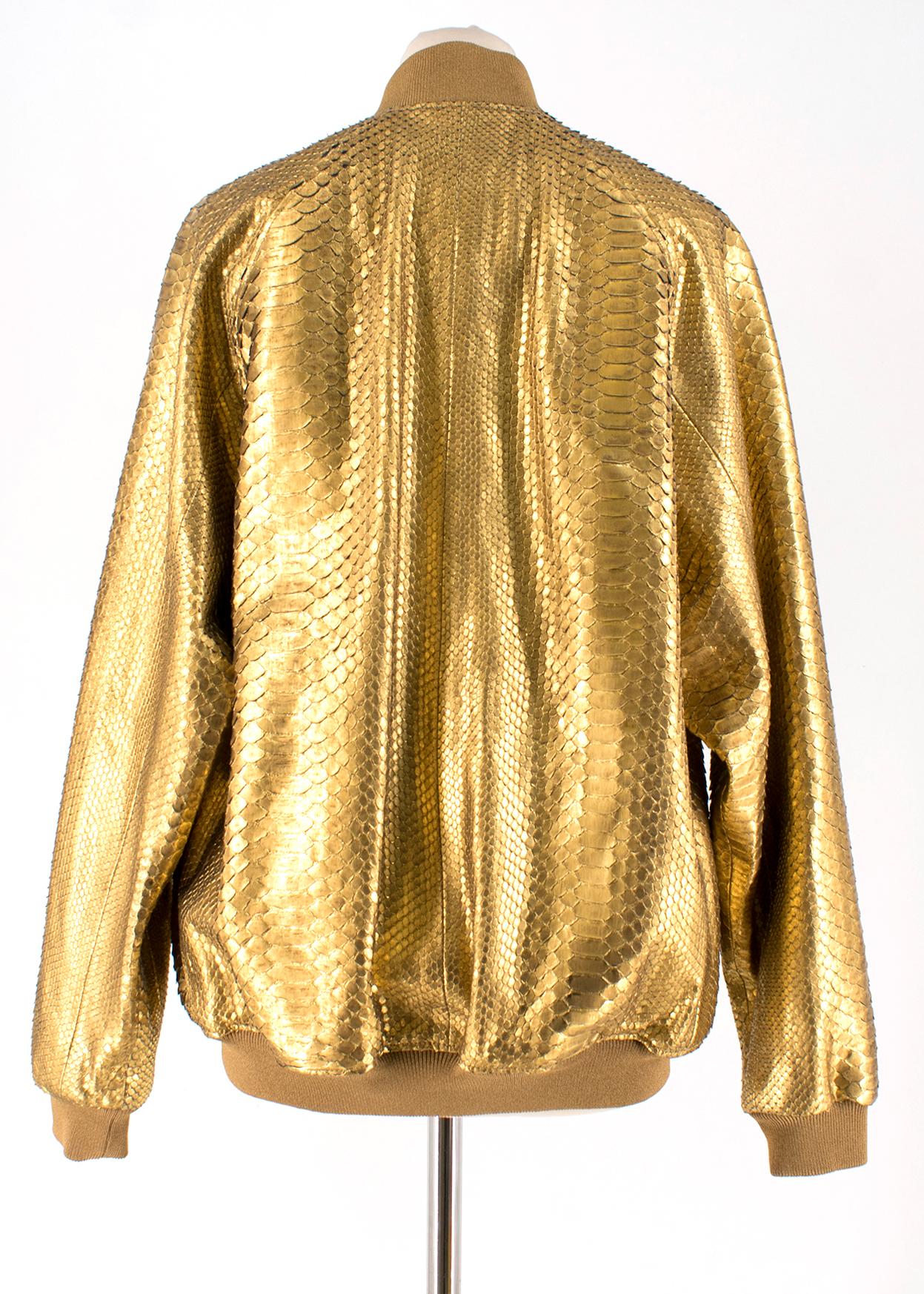 gold bomber jacket womens